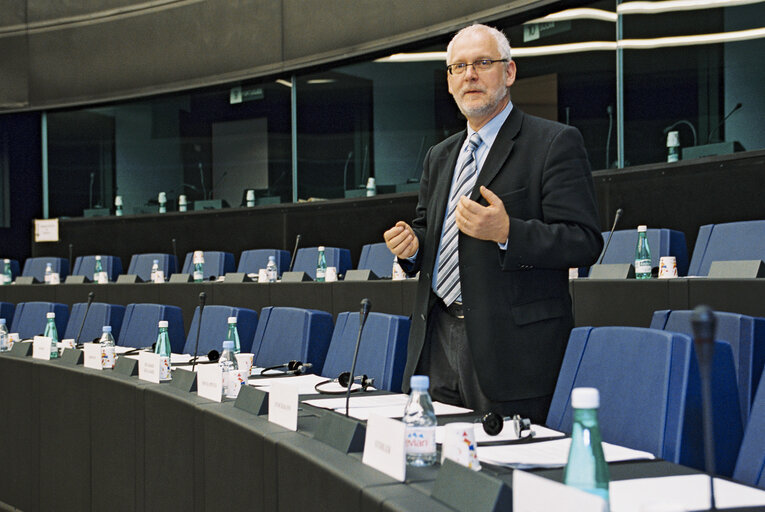 Valokuva 1: MEP Ulrich STOCKMANN at the European Parliament in STrasbourg