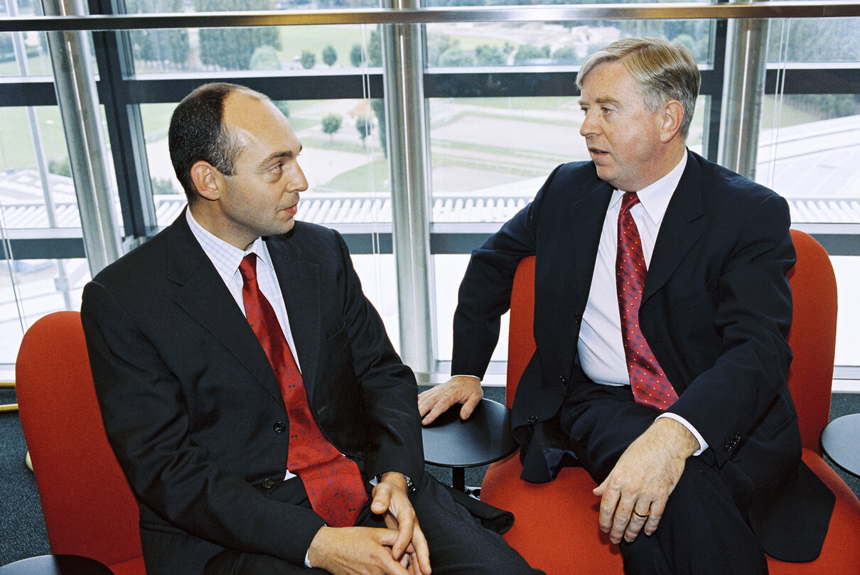 Pat COX - EP President meets with Edouard MICHELIN, CEO of Michelin