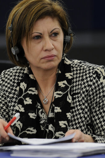 Fotografija 1: Presentation of the programme of the Spanish Presidency by Spain's Prime Minister during the Plenary session in Strasbourg