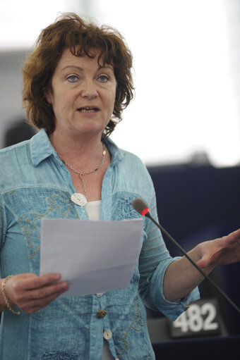 Zdjęcie 7: Mep in Strasbourg Hemicycle during the Session week 14