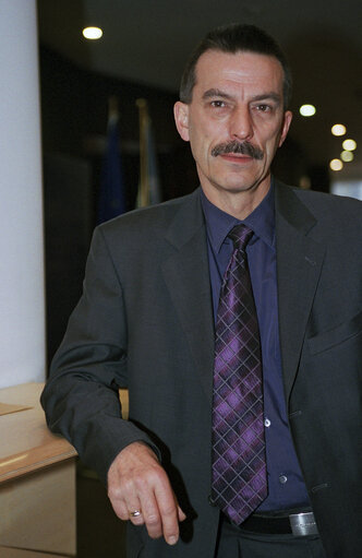 Foto 1: Norbert GLANTE in a meeting at the EP in Brussels.