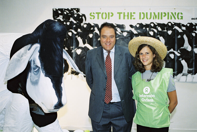 Photo 10: Oxfam action for fair trade