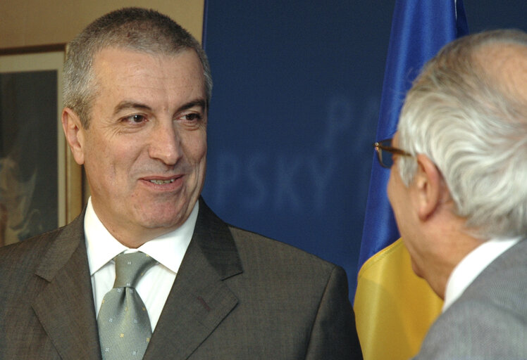 Photo 9 : EP President meets with the Prime Minister of Romania.