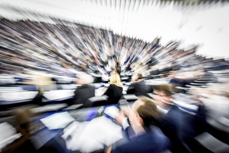 Photo 17: Plenary session week 40 2017 in Strasbourg - Preparation of the European Council meeting of 19 and 20 October 2017 - Council and Commission statements