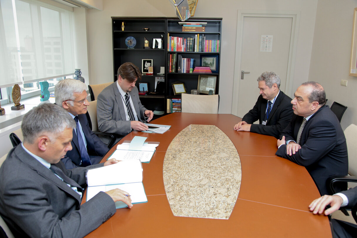 Meeting between EP President and the Minister for Foreign Affairs of Cyprus.