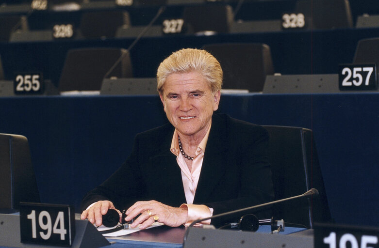 Fotografia 1: Colette FLESCH at the EP in Strasbourg.