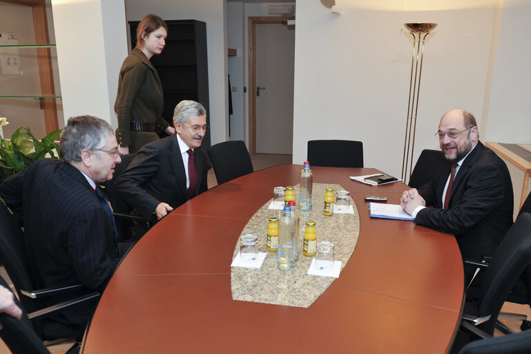 Fotografia 1: EP President meets with the Secretary General of FEPS