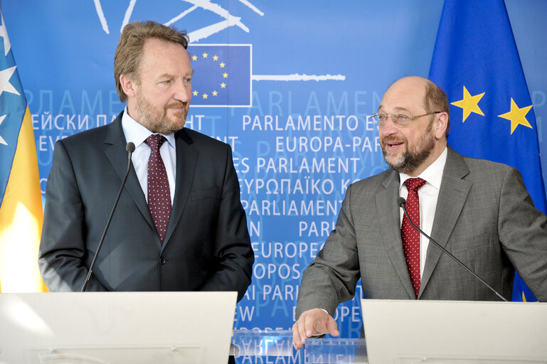 Fotografia 7: EP President meets with Chairman of the Presidency of Bosnia and Herzegovina.