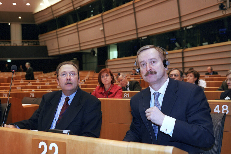 Fotografia 1: Meeting with the Court of Auditors.