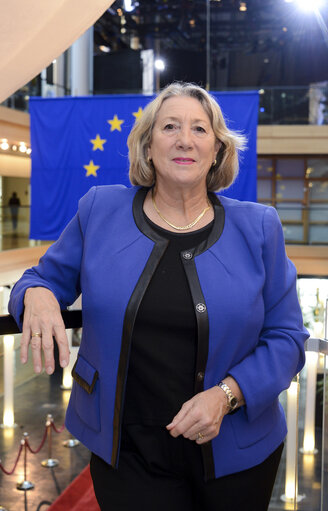 Fotagrafa 5: Joelle MELIN in the European Parliament in Strasbourg