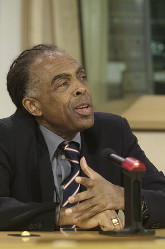 Φωτογραφία 6: Press conference with Gilberto GIL, Brazilian Minister of Culture, in Brussels