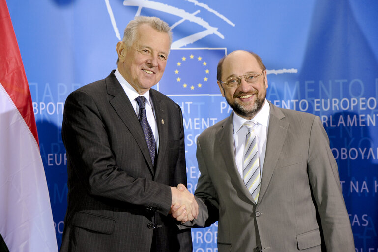 Foto 4: EP President meets with President of Hungary