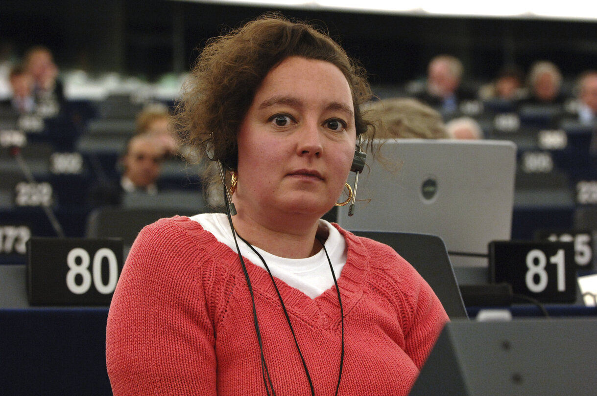 MEP Kartika Tamara LIOTARD attends a plenary session in Strasbourg