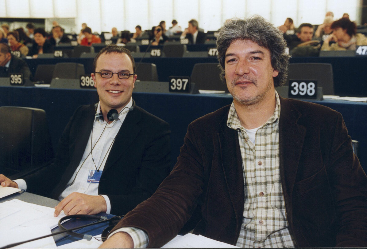 Jan DHAENE in Plenary Session in Strasbourg.