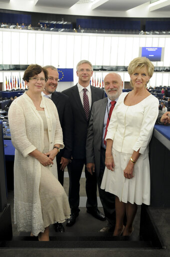 Foto 1: Latvian Delegation