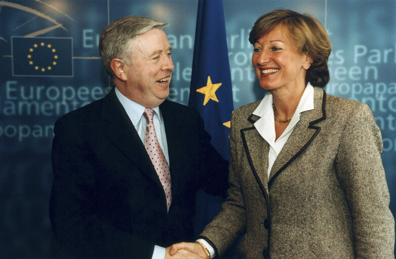 Fotografija 1: EP President meets with Jacqueline ROUSSEAUX.