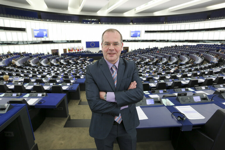 Fotografia 19: Andrejs MAMIKINS in the European Parliament in Strasbourg