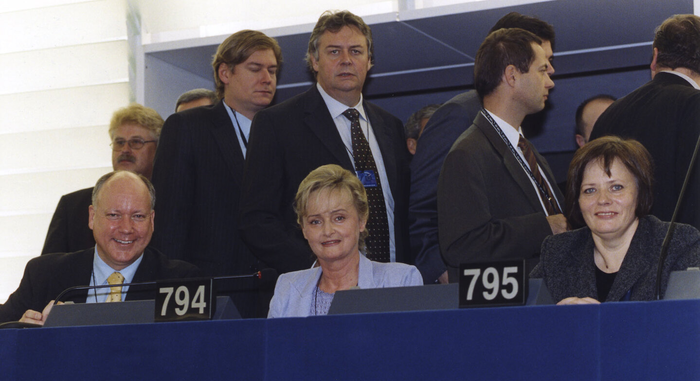 Activities of MEP during the plenary session in Strasbourg