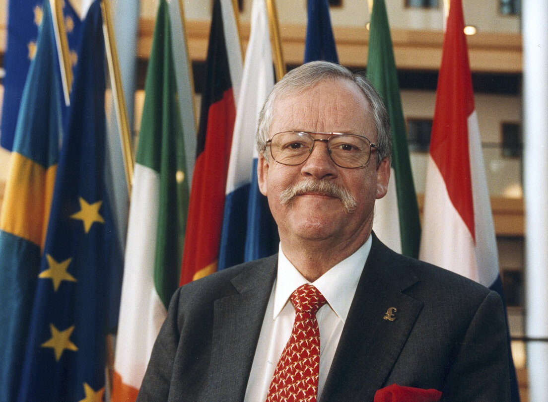 Roger HELMER at the EP in Strasbourg.