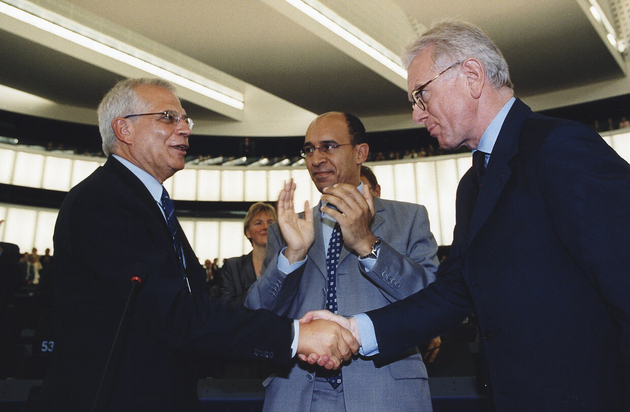 Elections of the EP President during the plenary session in Strasbourg.