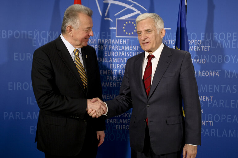 Fotografija 3: Meeting with Mr Pál SCHMITT, President of Hungary