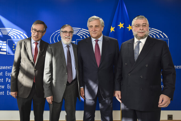 Fotografi 4: EP President meets Chief Rabbi of Brussels