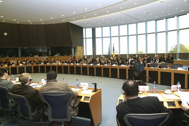 EU - Romania meeting at the EP in Brussels.