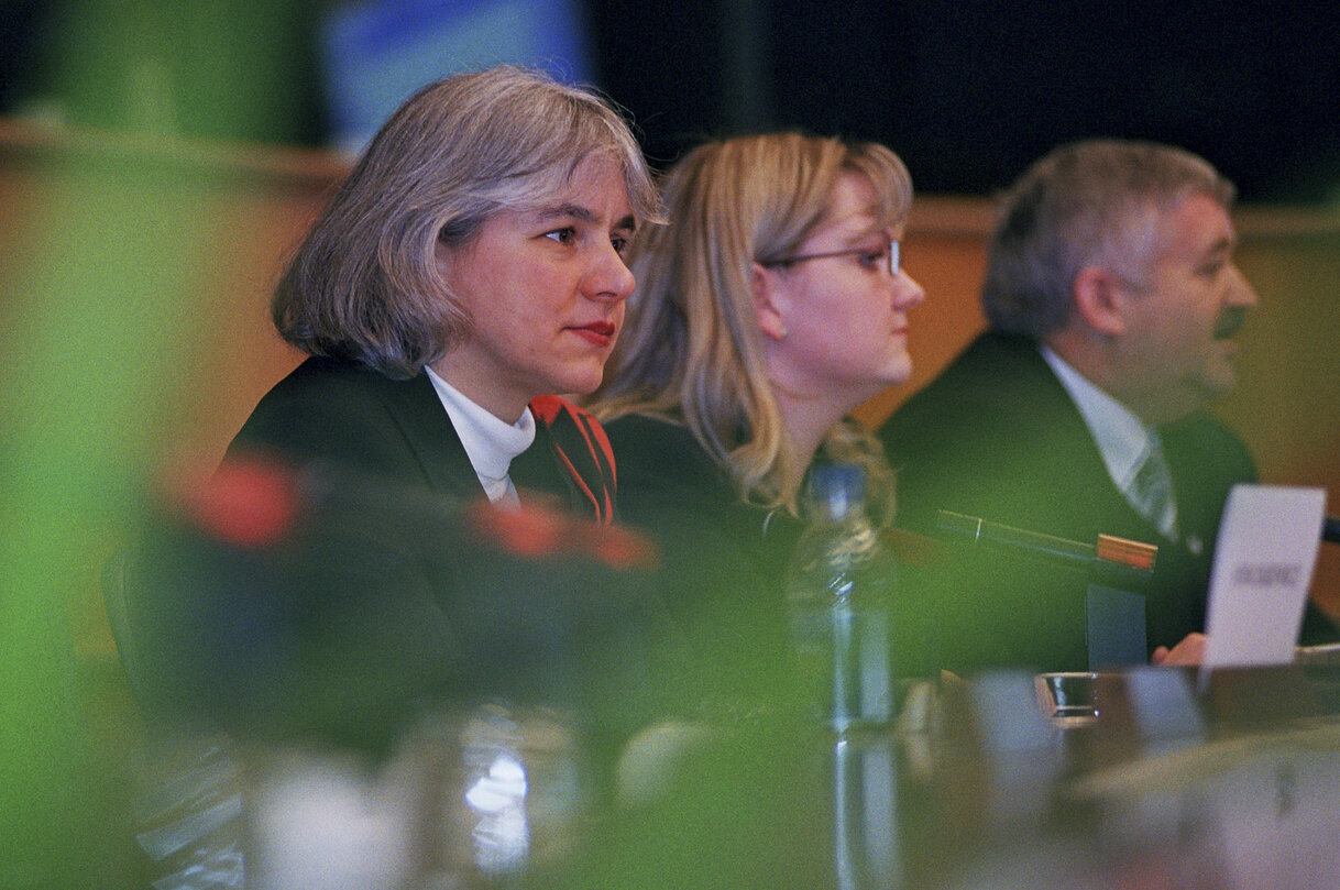 Elisabeth SCHROEDTER at the EP in Strasbourg.