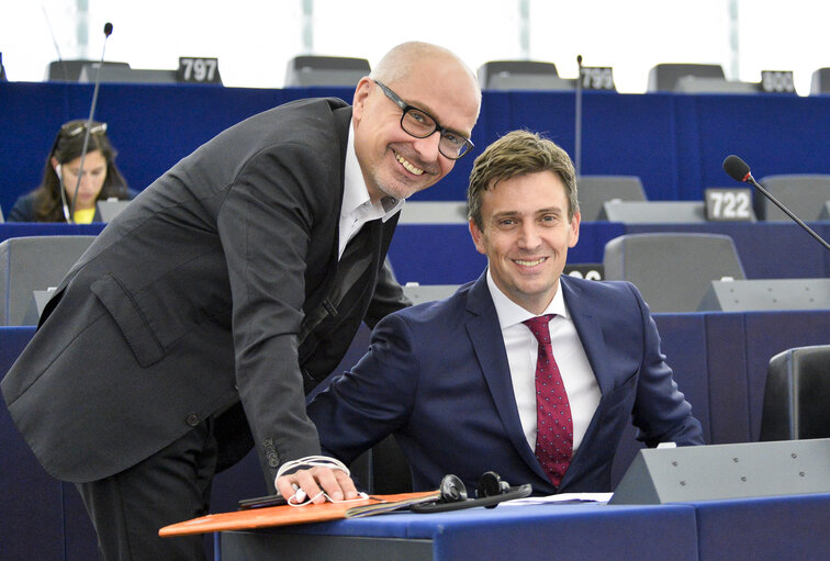 Catalin Sorin IVAN in the hemicycle during plenary session week 27 2017 in Strasbourg