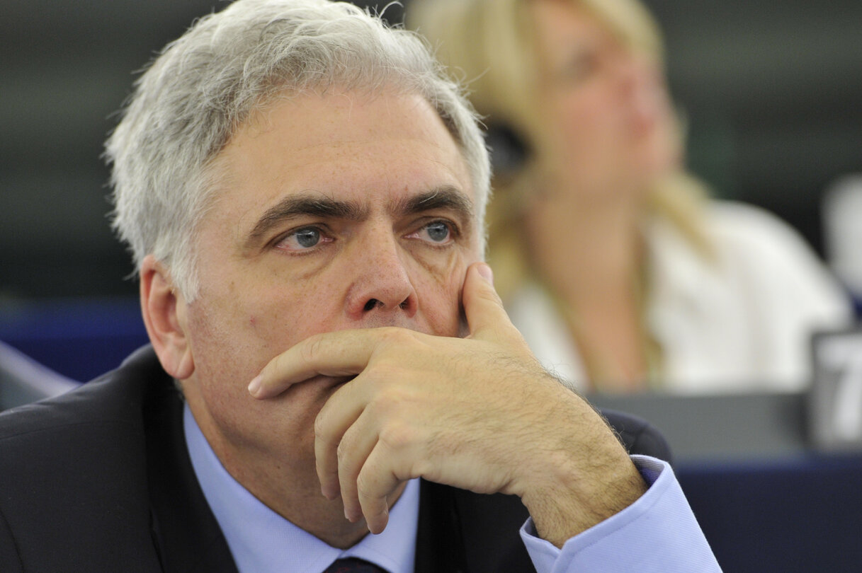 Adrian SEVERIN  in Strasbourg Hemicycle