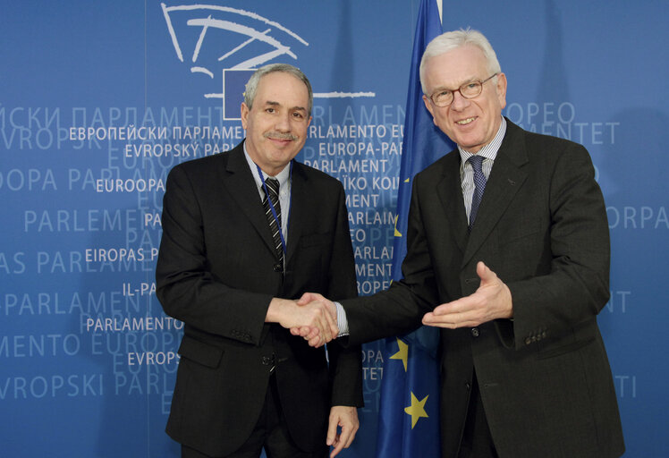 EP President meets with the Ambassador of Israel.