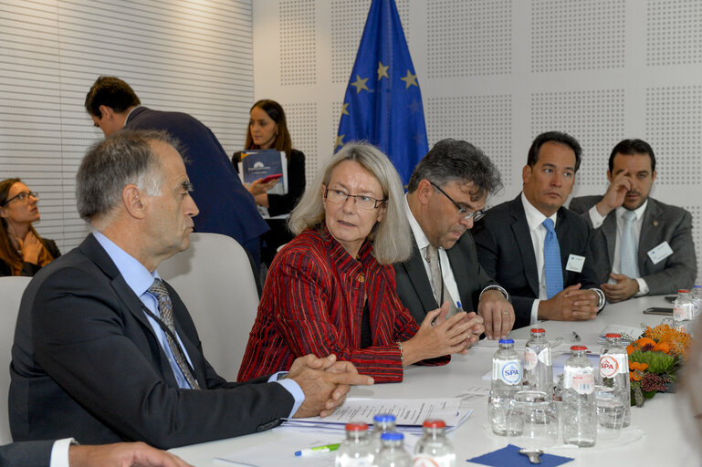 Снимка 10: Euro-Latin American Parliamentary Assembly - Visit of the Andean Parlement and the National Assembly of Ecuador - Meeting with EP Vice-President Evelyne GEBHARDT