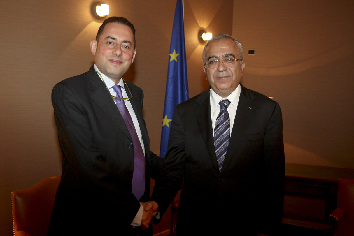 EP Vice President meets the Prime Minister of the Palestinian National Authority