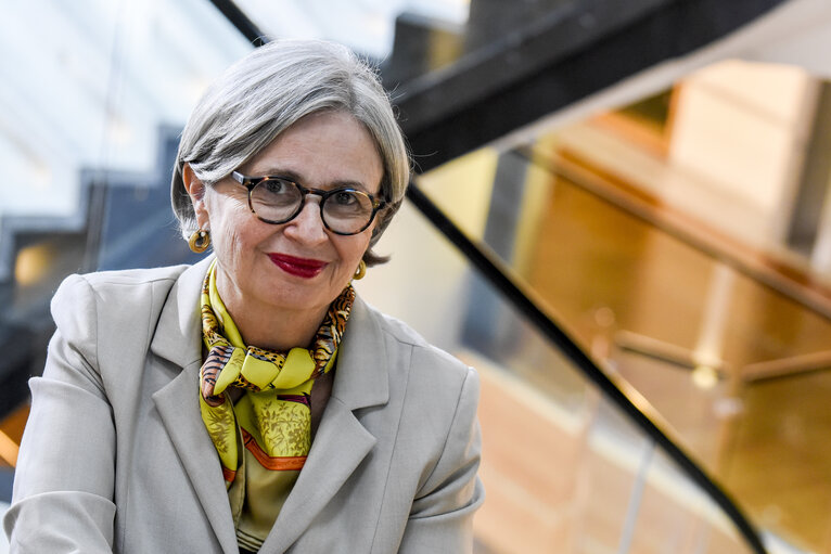 Fotografija 19: Mireille d'ORNANO in the European Parliament in Strasbourg