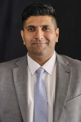 Wajid KHAN in the European Parliament in Brussels