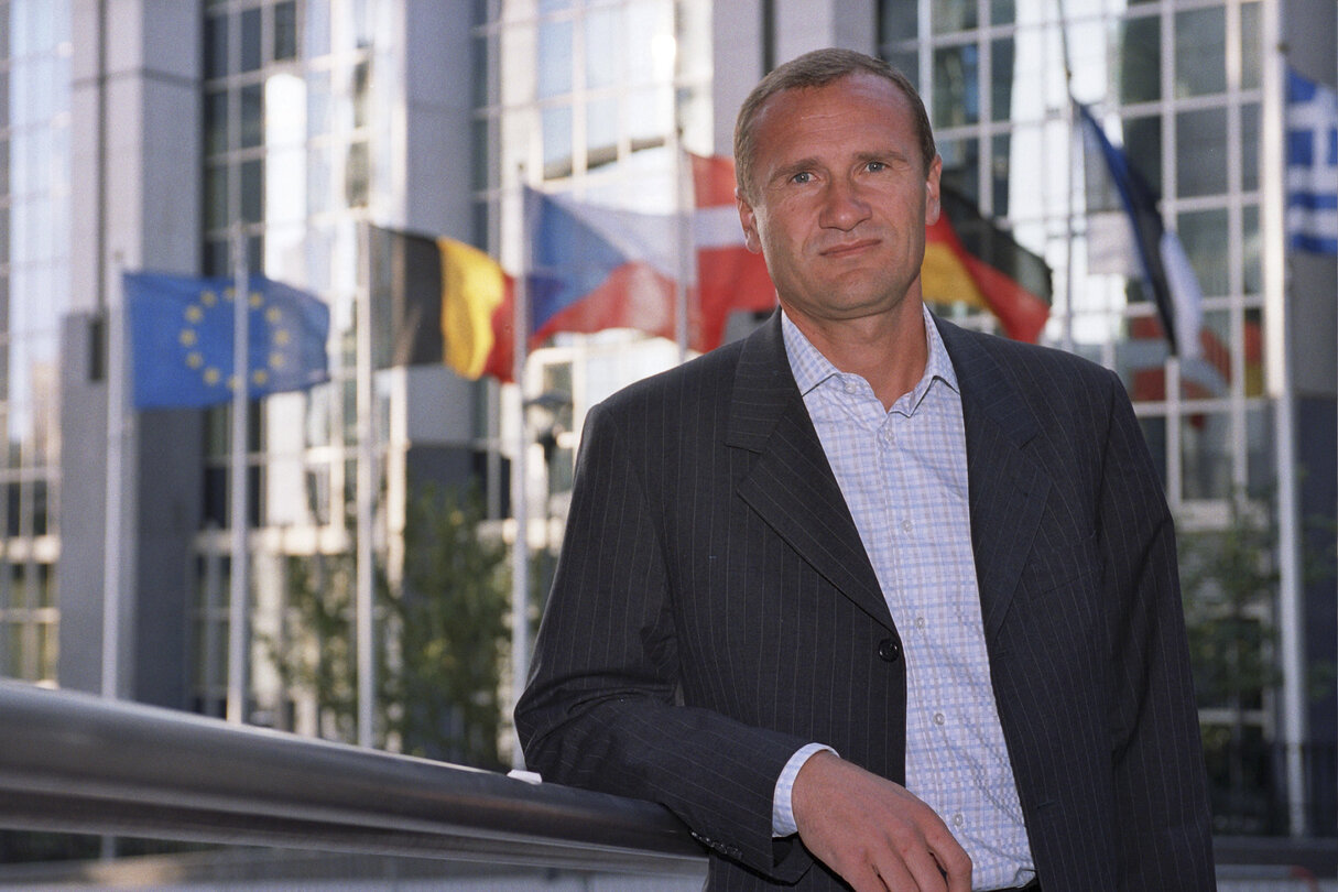 Richard SEEBER at the EP in Brussels.