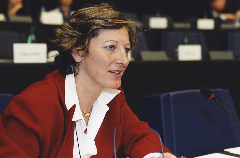 Suriet 1: Jacqueline ROUSSEAUX at the EP in Strasbourg.