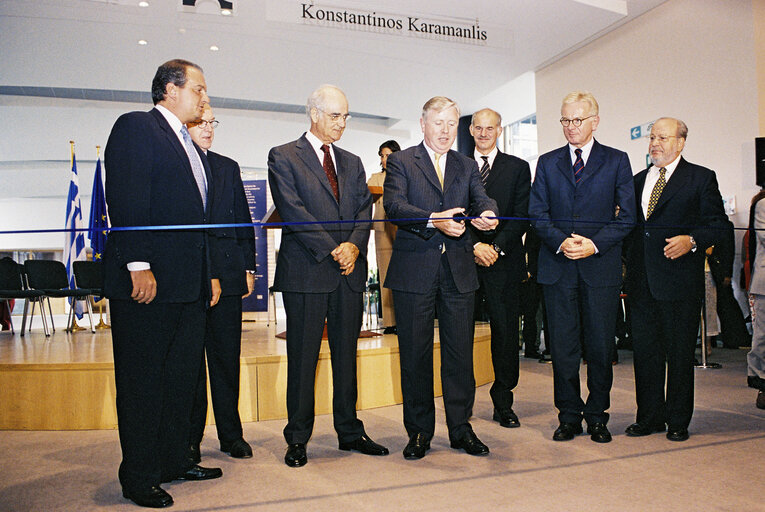 Fotagrafa 9: Official inauguration of the Konstantinos Karamanlis passerelle between the PHS and ASP buildings