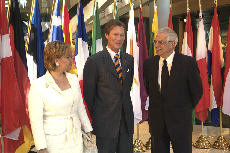 Nuotrauka 12: EP President meets with the Grand Duke of Luxembourg.