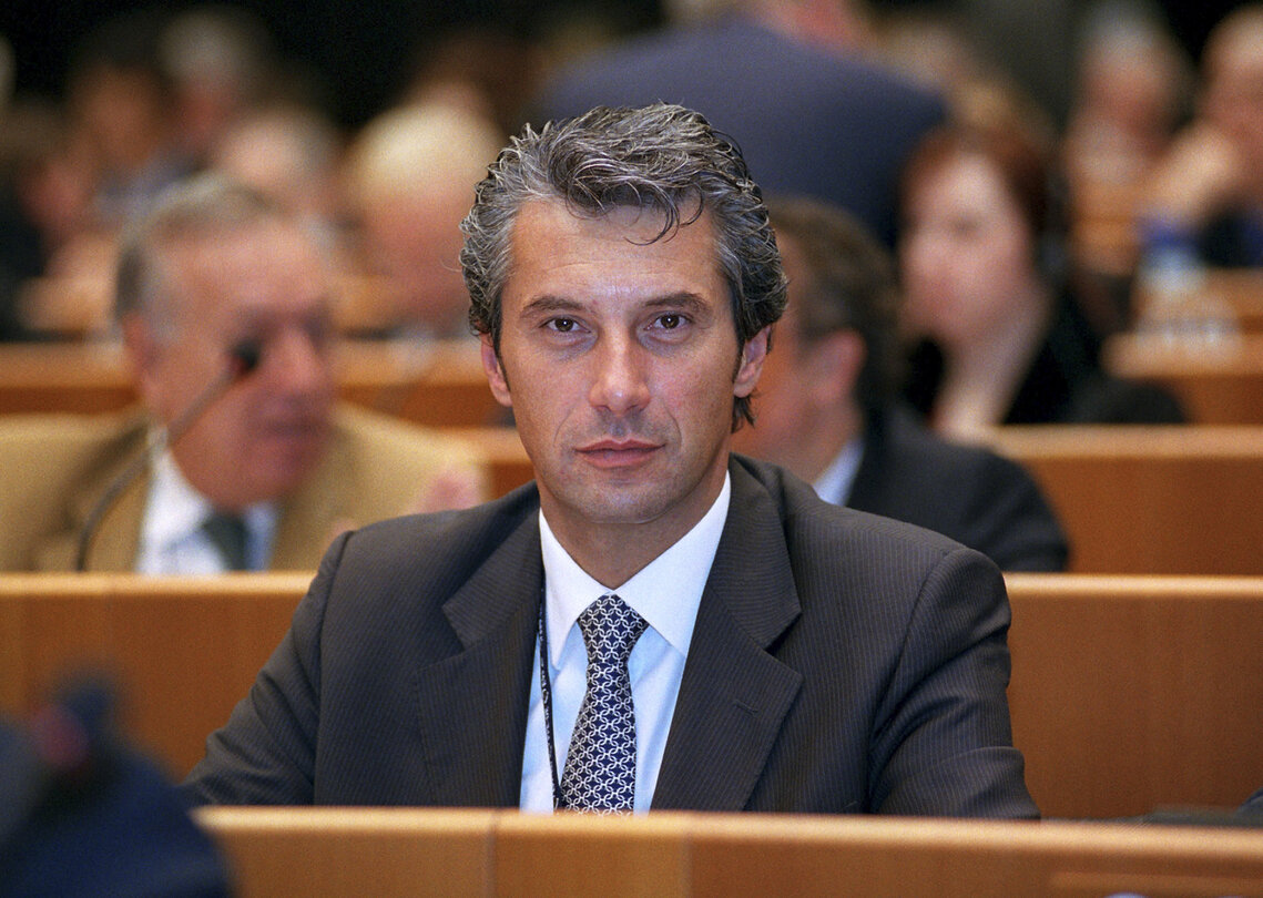 MEP in the hemicycle