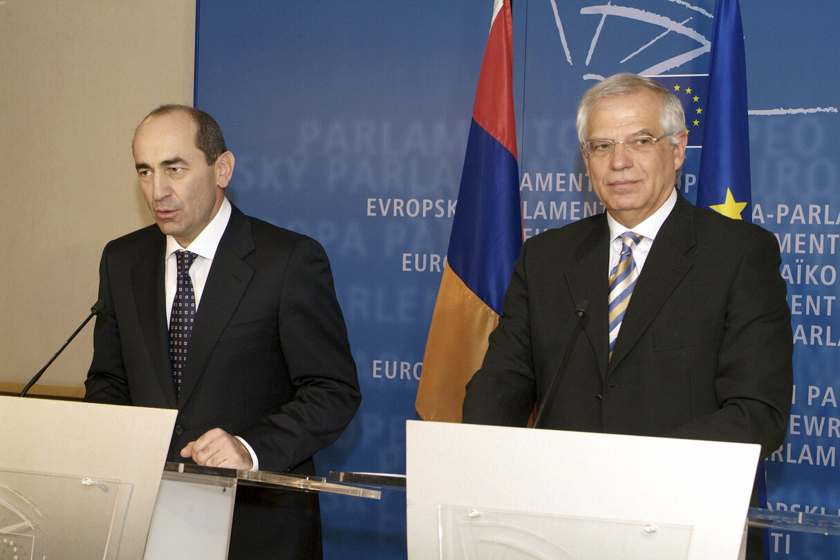 Press conference following the EP President's meeting with the President of Armenia.