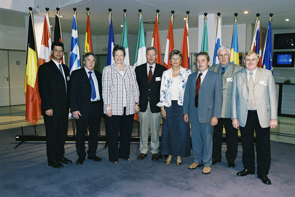 MEP Hedwig KEPPELHOFF-WIECHERT with guests in Brussels