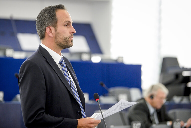 Arndt KOHN in plenary session Week 37 2017 in Strasbourg