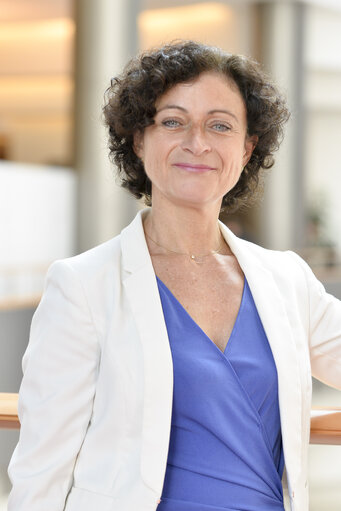 Photo 17: Christelle LECHEVALIER in the European Parliament in Brussels