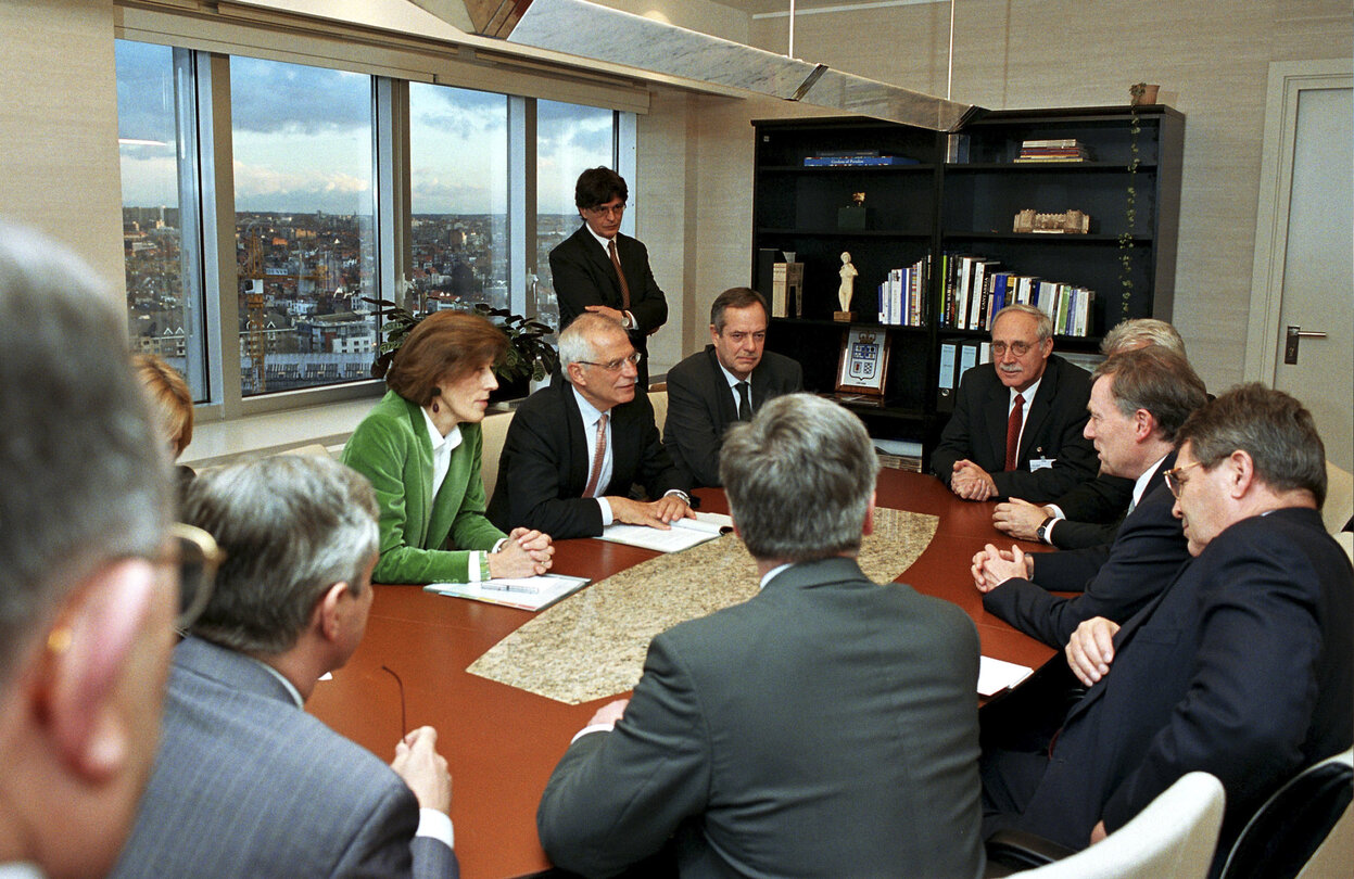 EP President meets with the President of Germany.