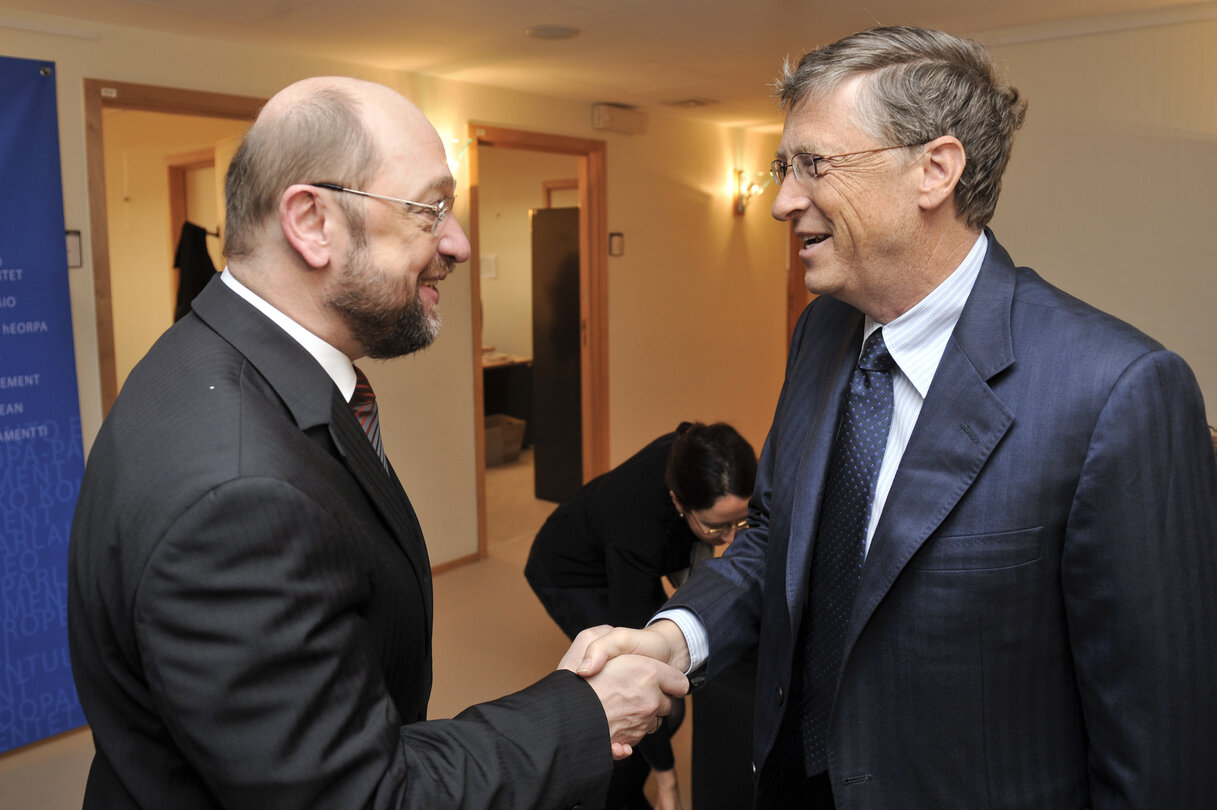 EP President meets with Bill GATES, co-chair of the Bill & Melinda Gates Foundation