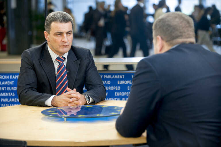 Valokuva 5: Interview with members of the EU - Ukraine Parliamentary club.