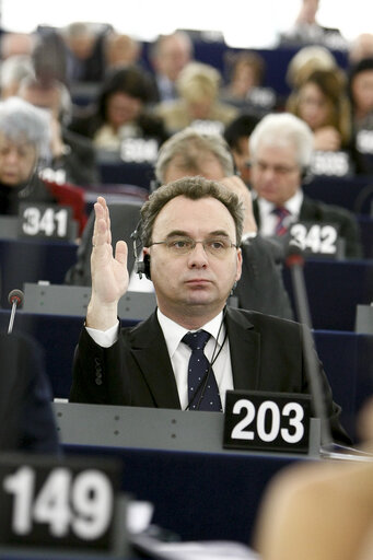 Photo 3 : Plenary Session in Strasbourg - Week 16 - 2012