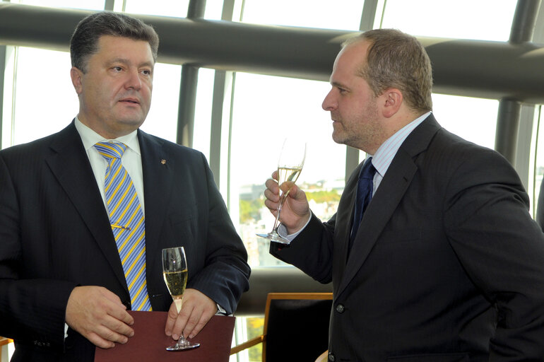 Billede 1: Meeting with the President of Ukraine.