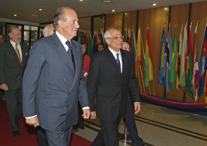 Suriet 30: Visit of the King of Spain to the EP.